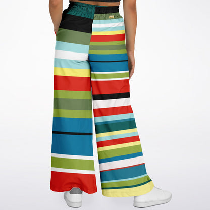 Everglades Rainbow Stripe Eco-Poly Wide Leg Pants
