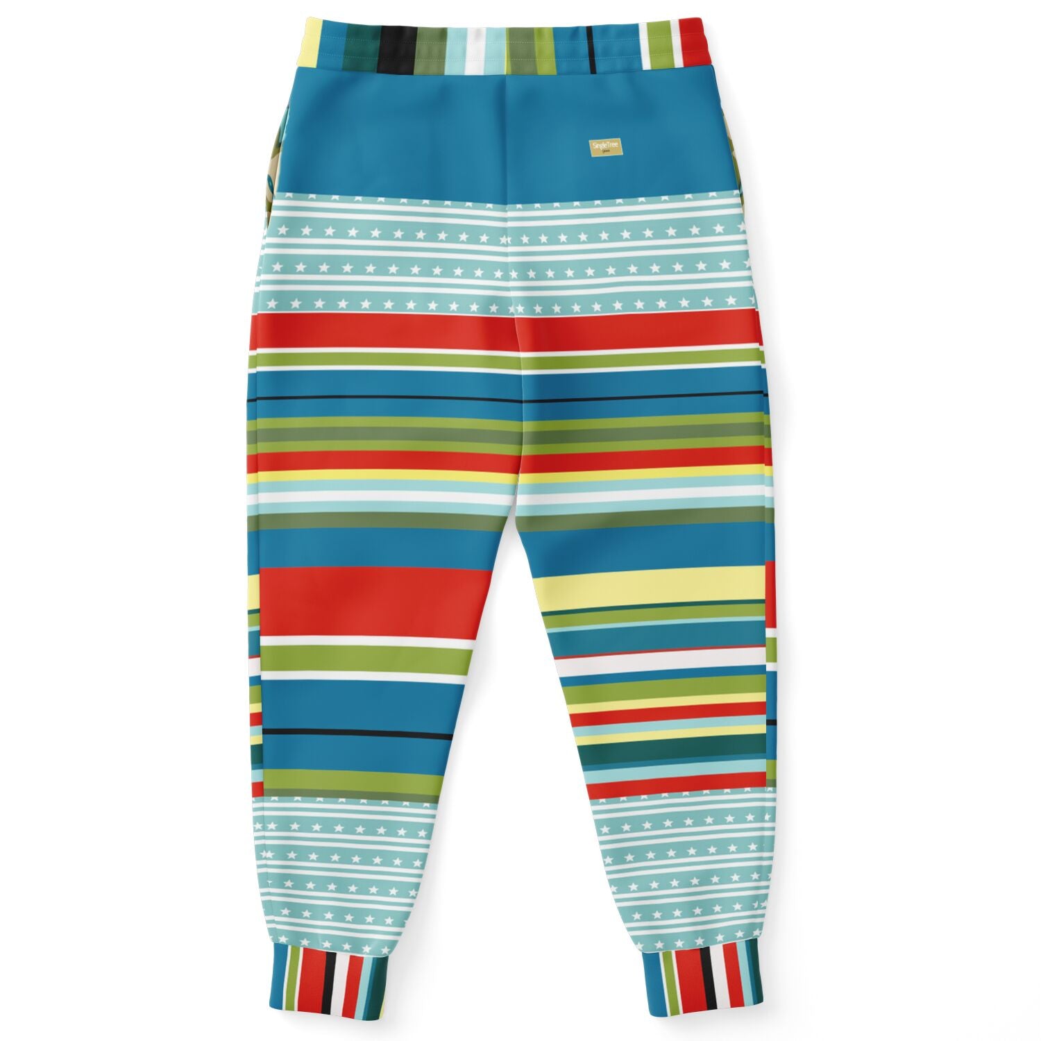 Everglades Rainbow Stripe Eco-Poly Joggers