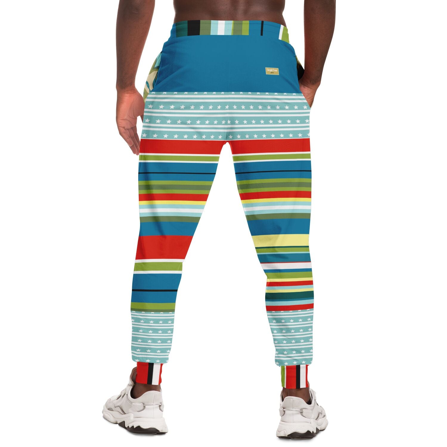 Everglades Rainbow Stripe Eco-Poly Joggers