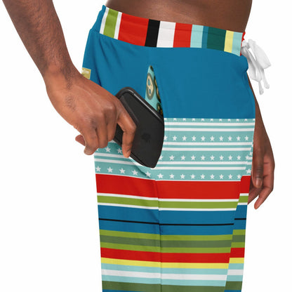 Everglades Rainbow Stripe Eco-Poly Joggers