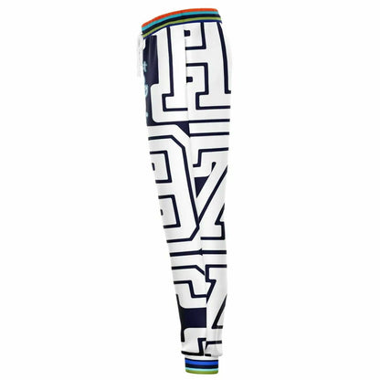 THS 1976 CA Monogram in Blue Duo Eco-Poly Unisex Joggers Subliminator