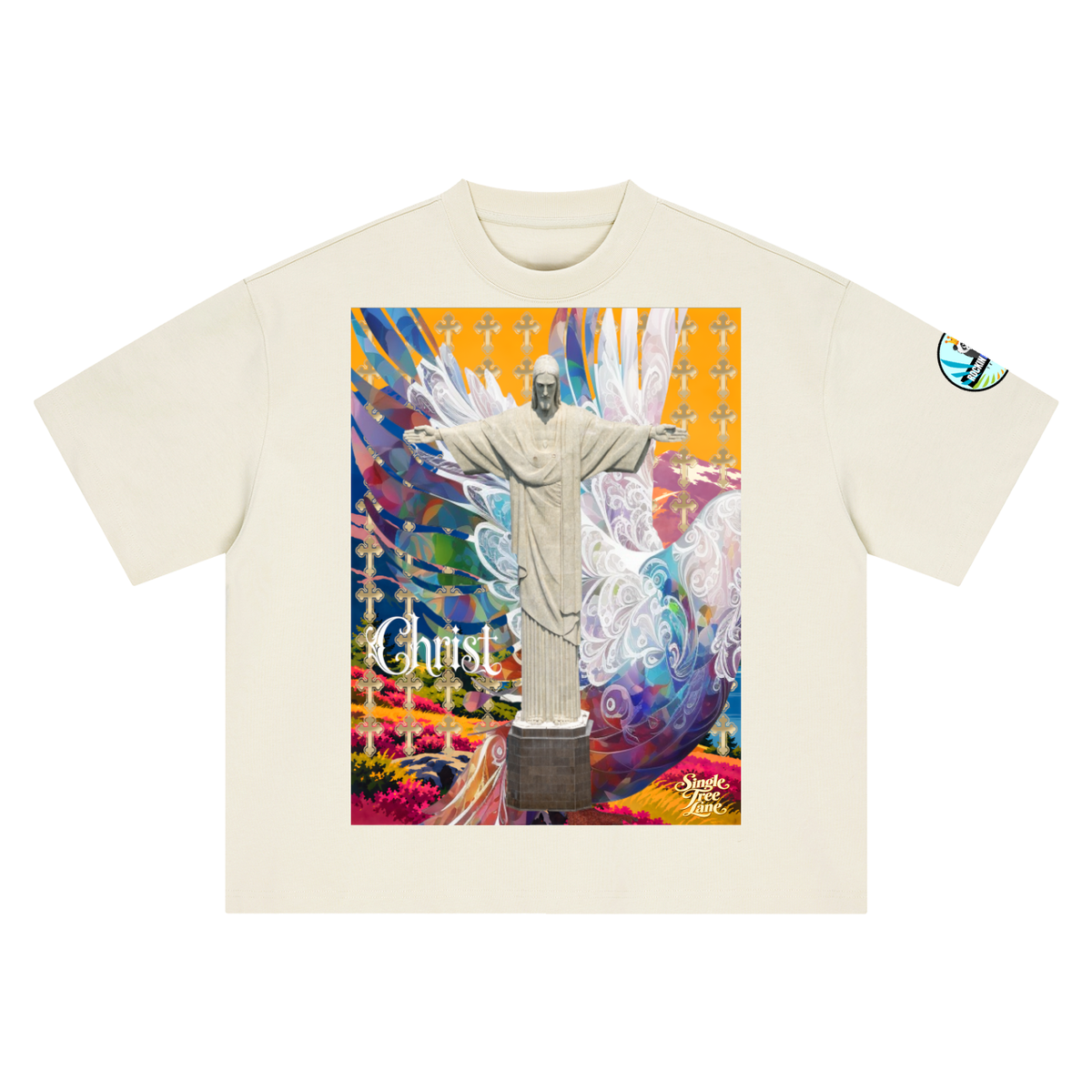 Christ the Redeemer Boxy Oversized Unisex T-Shirt