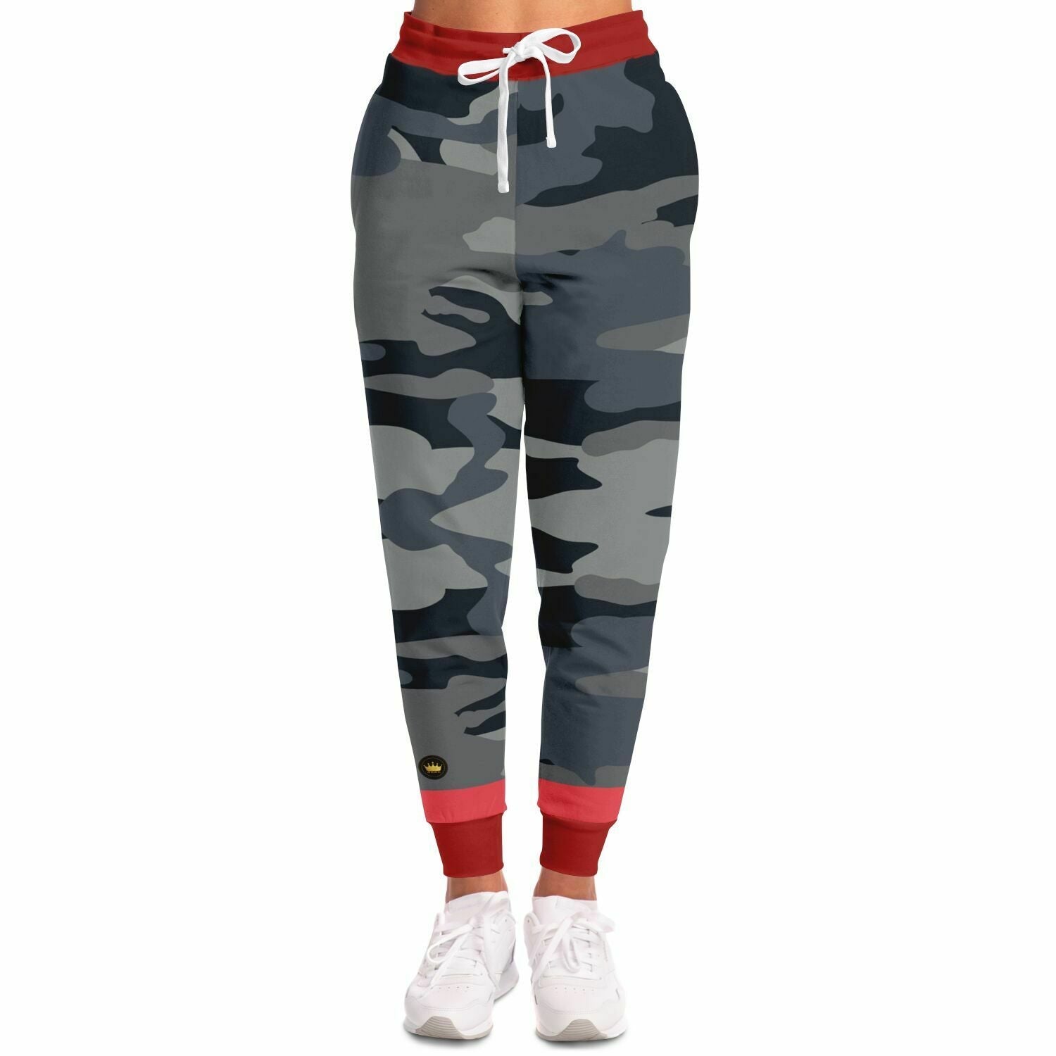 Black Dusk on Fire Eco-Poly Camo Unisex Joggers