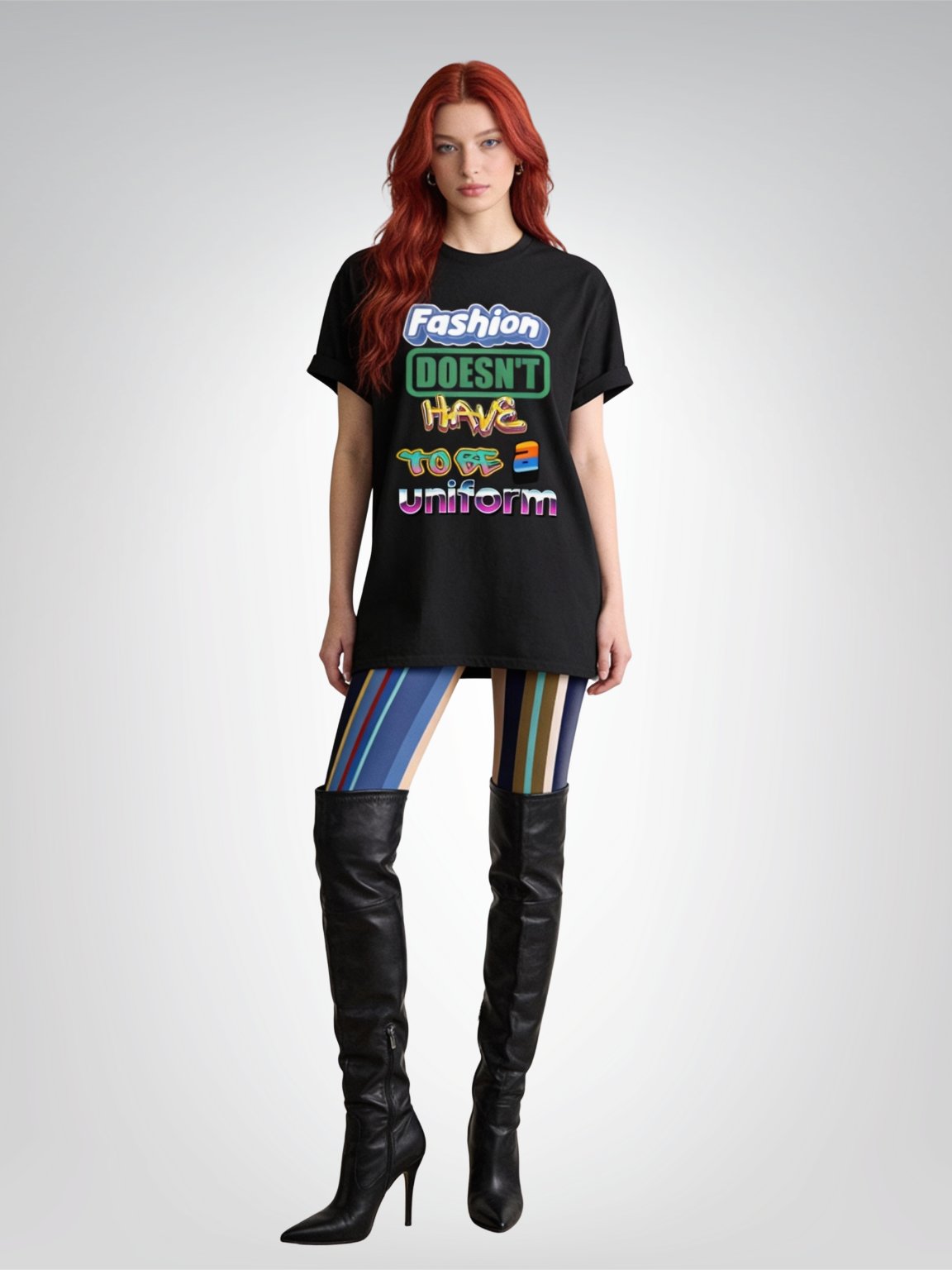 Fashion Doesnt Have To Be A Uniform Heavyweight Unisex Tee