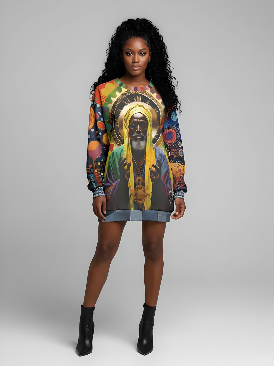 Father God in Heaven Unisex Sweatshirt (Gold Label)