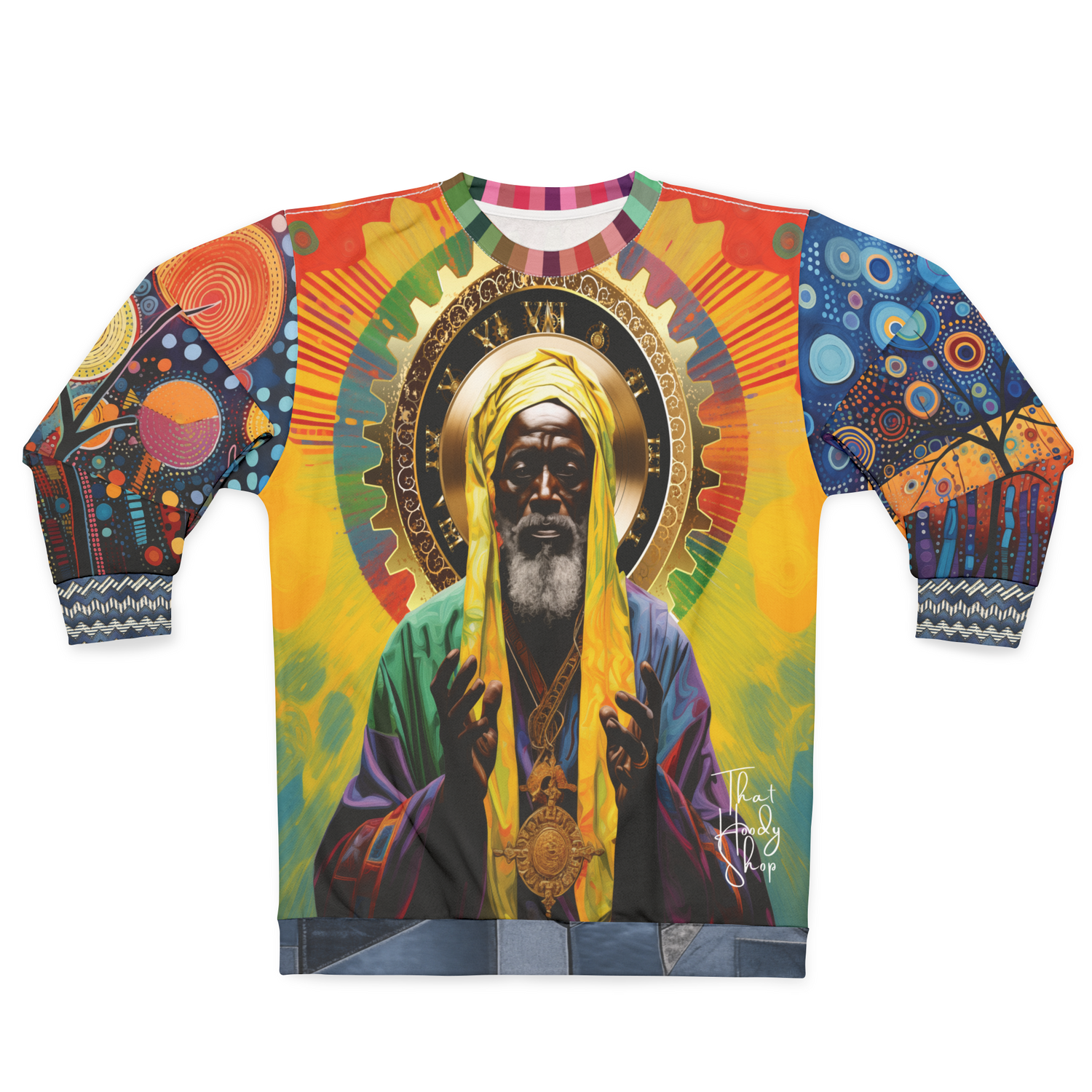 Father God in Heaven Unisex Sweatshirt (Gold Label)