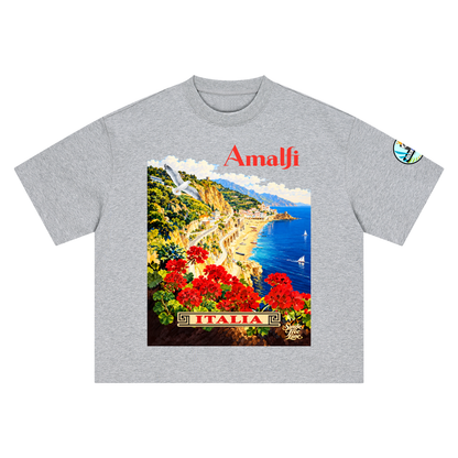 Amalfi in Springtime Boxy Oversized Unisex T-Shirt