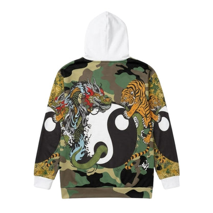 Finding Peace - The Struggle Between Energies Unisex Hoodie (Gold Label)