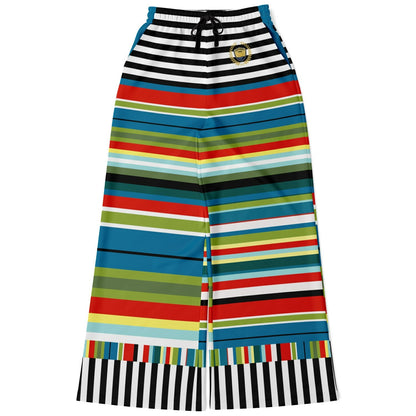 Everglades Rainbow Jailhouse Stripe Eco-Poly Wide Leg Pants