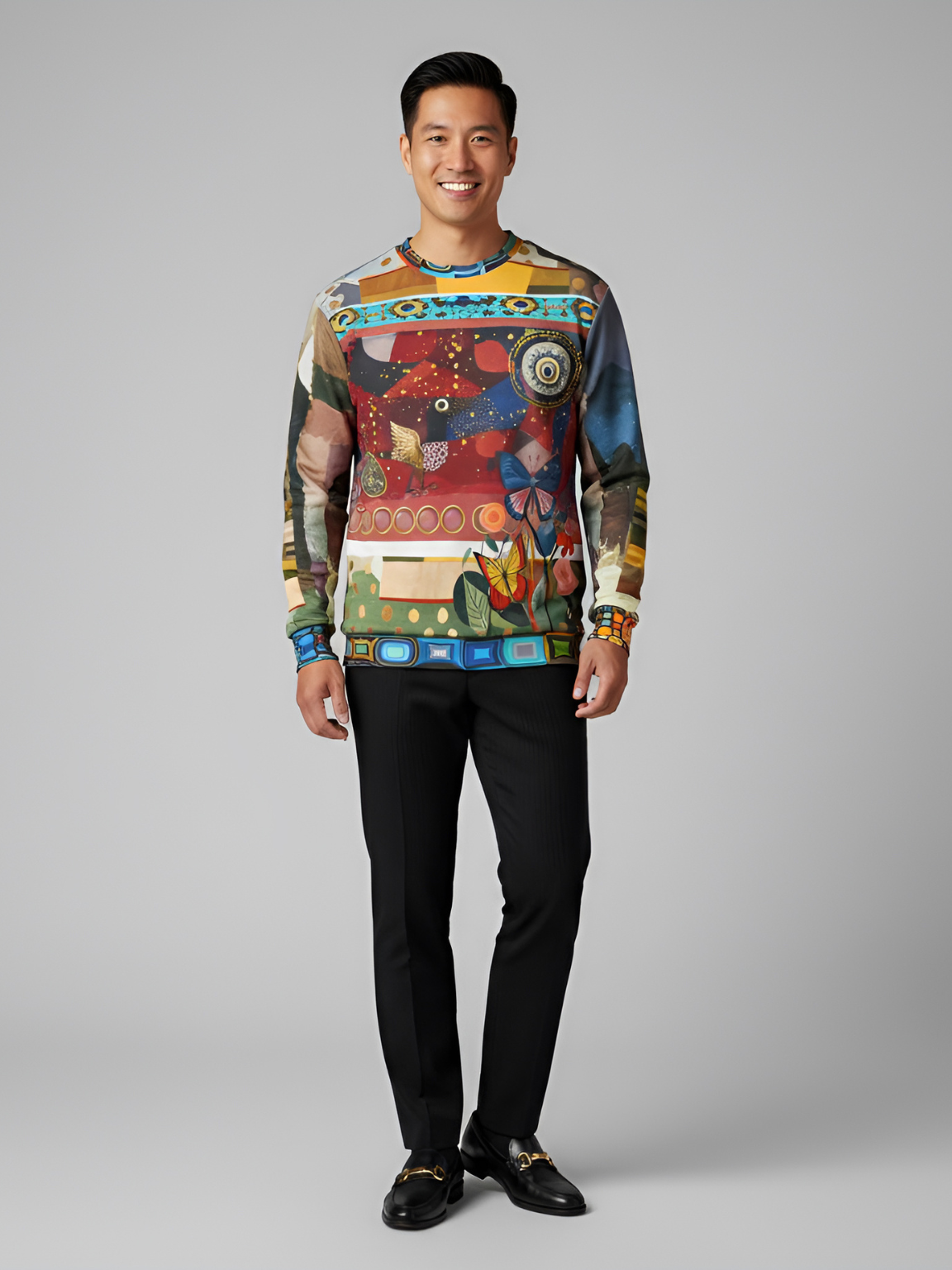 Forest Fowl in the Garden of Eden Unisex Sweatshirt (Gold Label)