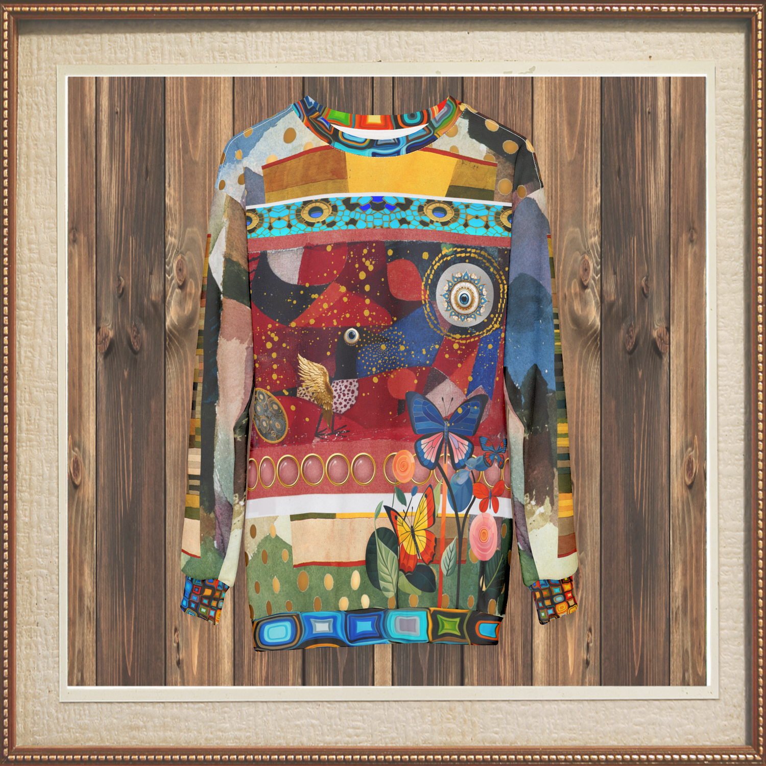 Forest Fowl in the Garden of Eden Unisex Sweatshirt (Gold Label)