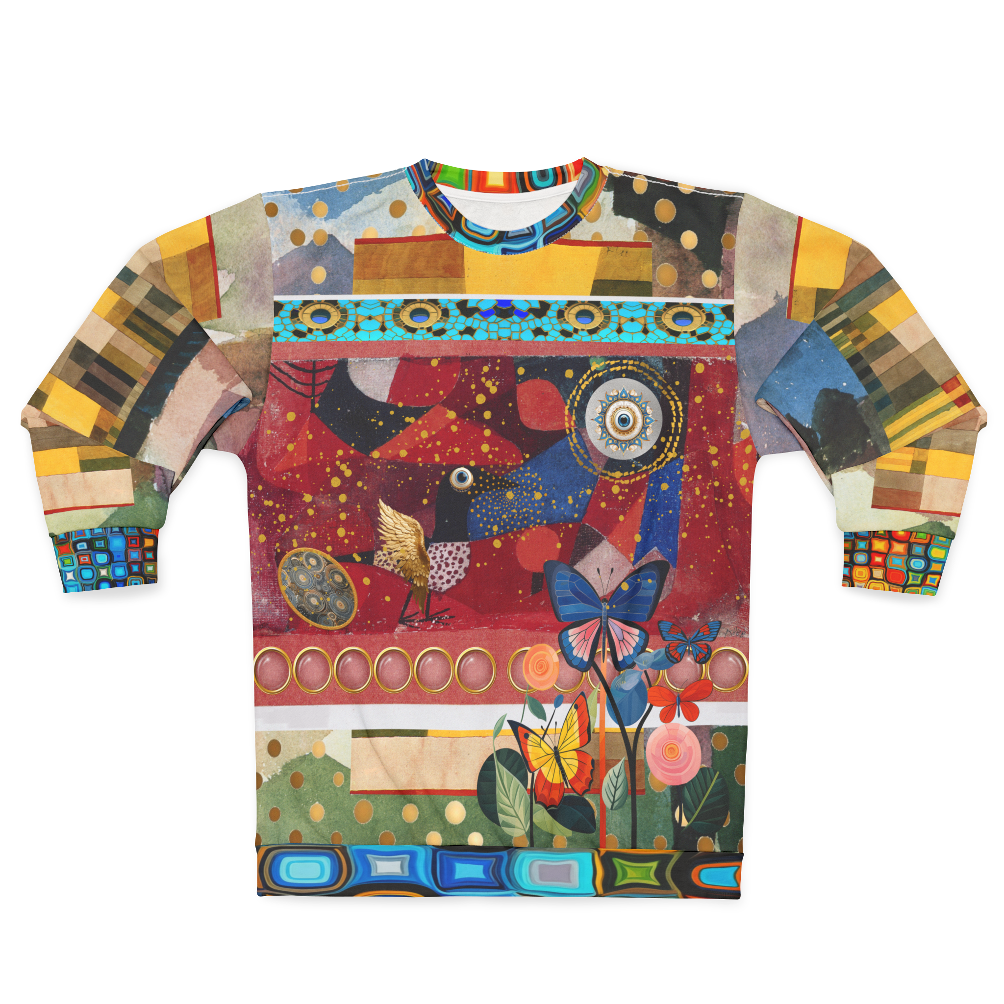 Forest Fowl in the Garden of Eden Unisex Sweatshirt (Gold Label)