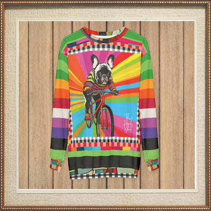 French Bulldog - Off to the Races Unisex Sweatshirt (Gold Label)