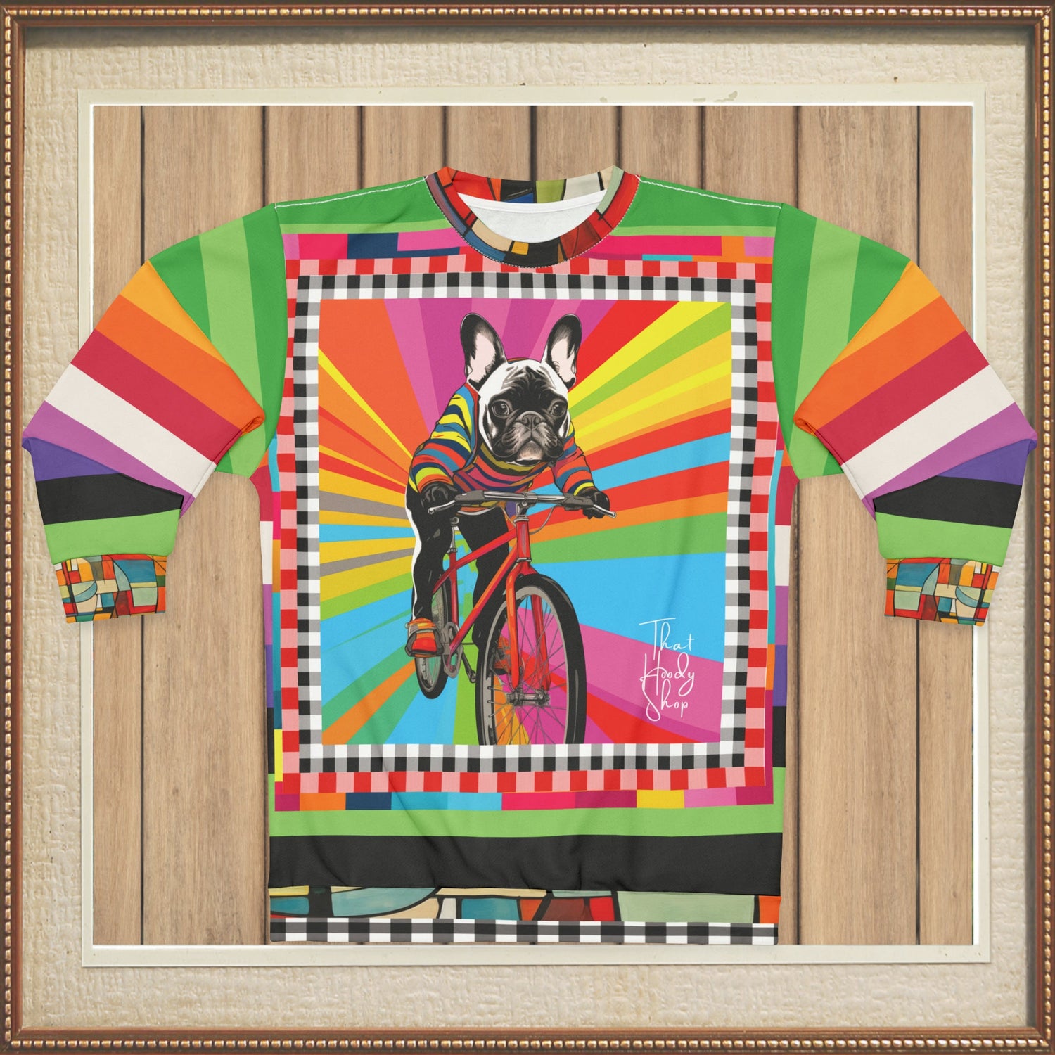 French Bulldog - Off to the Races Unisex Sweatshirt (Gold Label)