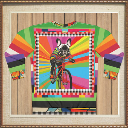 French Bulldog - Off to the Races Unisex Sweatshirt (Gold Label)