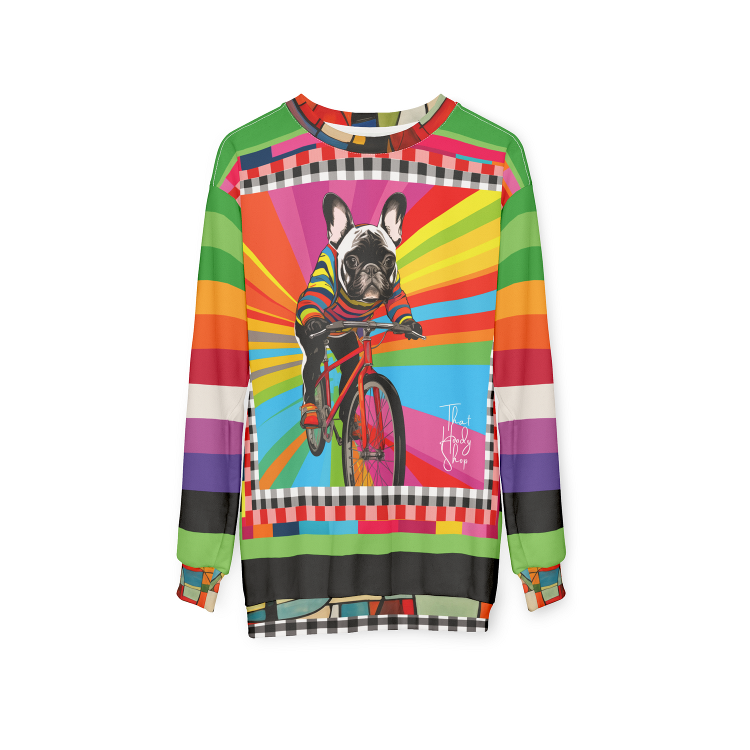 French Bulldog - Off to the Races Unisex Sweatshirt (Gold Label)