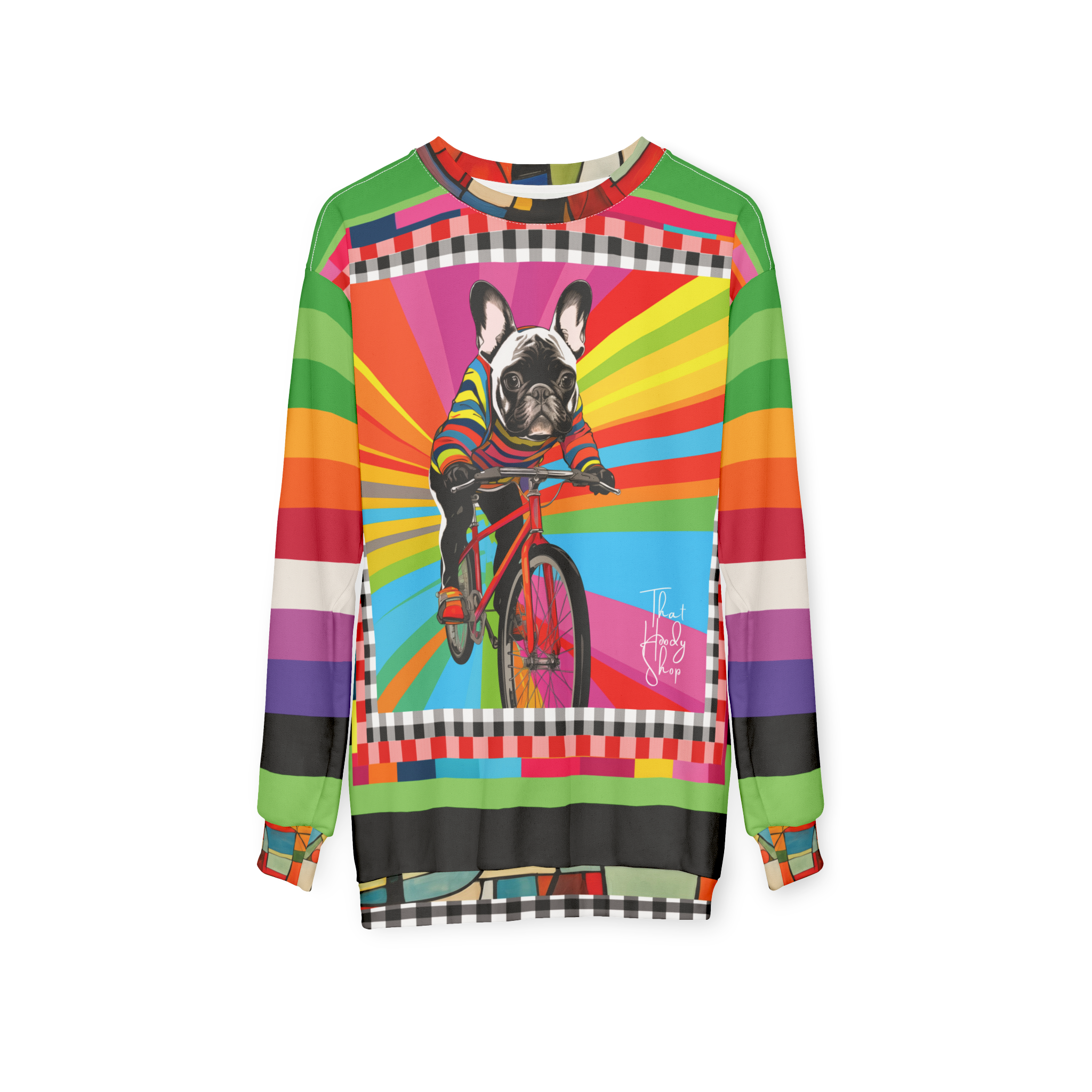 French Bulldog - Off to the Races Unisex Sweatshirt (Gold Label)
