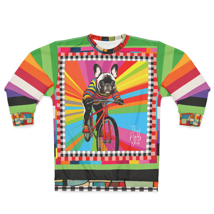 French Bulldog - Off to the Races Unisex Sweatshirt (Gold Label)