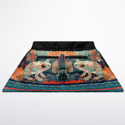 Frog on Koi Pond Garden Harvest Bag
