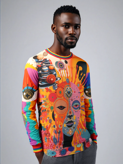 Futurama Sun Goddess in Metropolis Haze Unisex Sweatshirt (Gold Label)