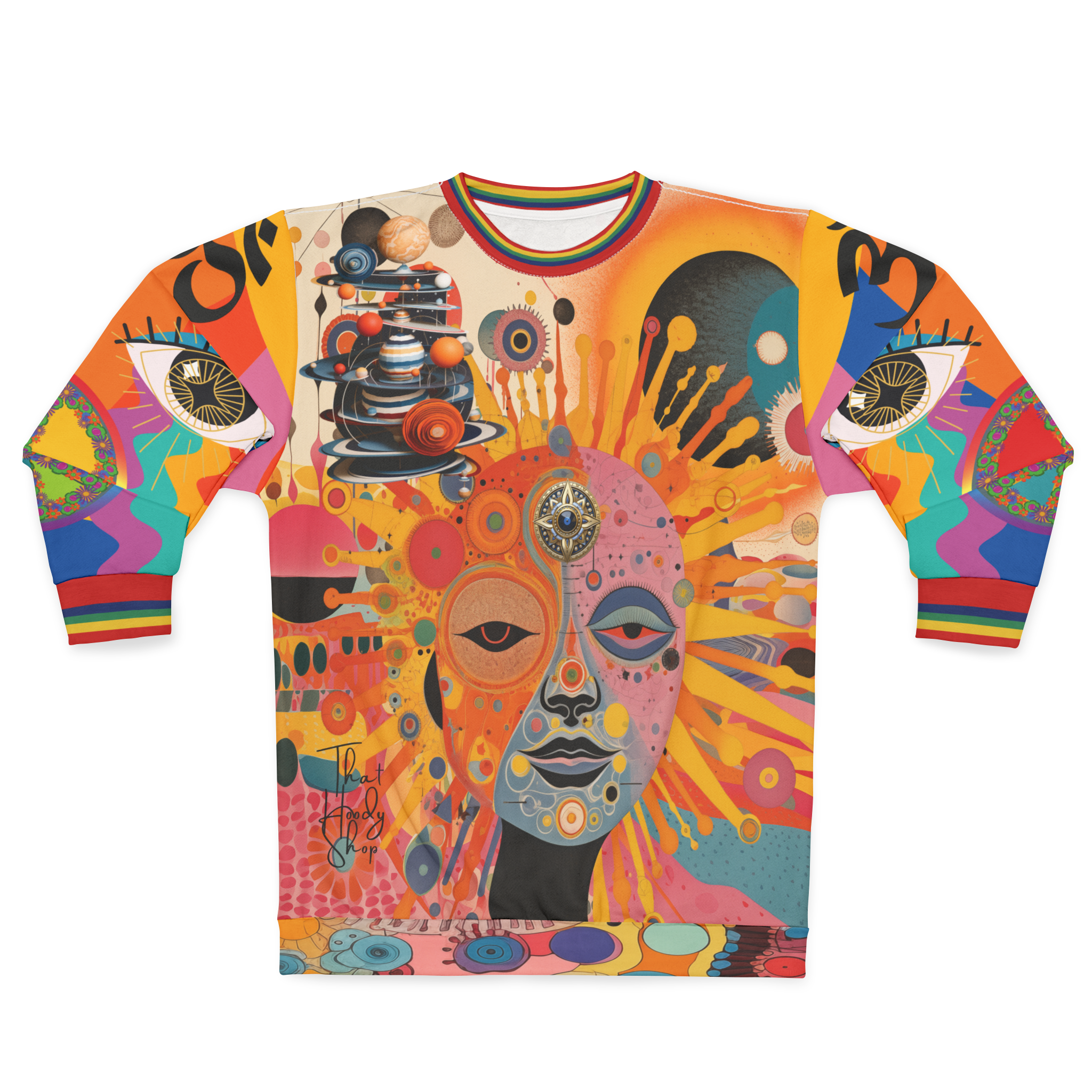 Futurama Sun Goddess in Metropolis Haze Unisex Sweatshirt (Gold Label)