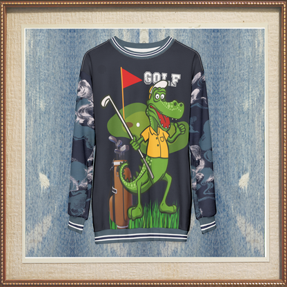 Gator Goes Golfing Unisex Sweatshirt (Gold Label)