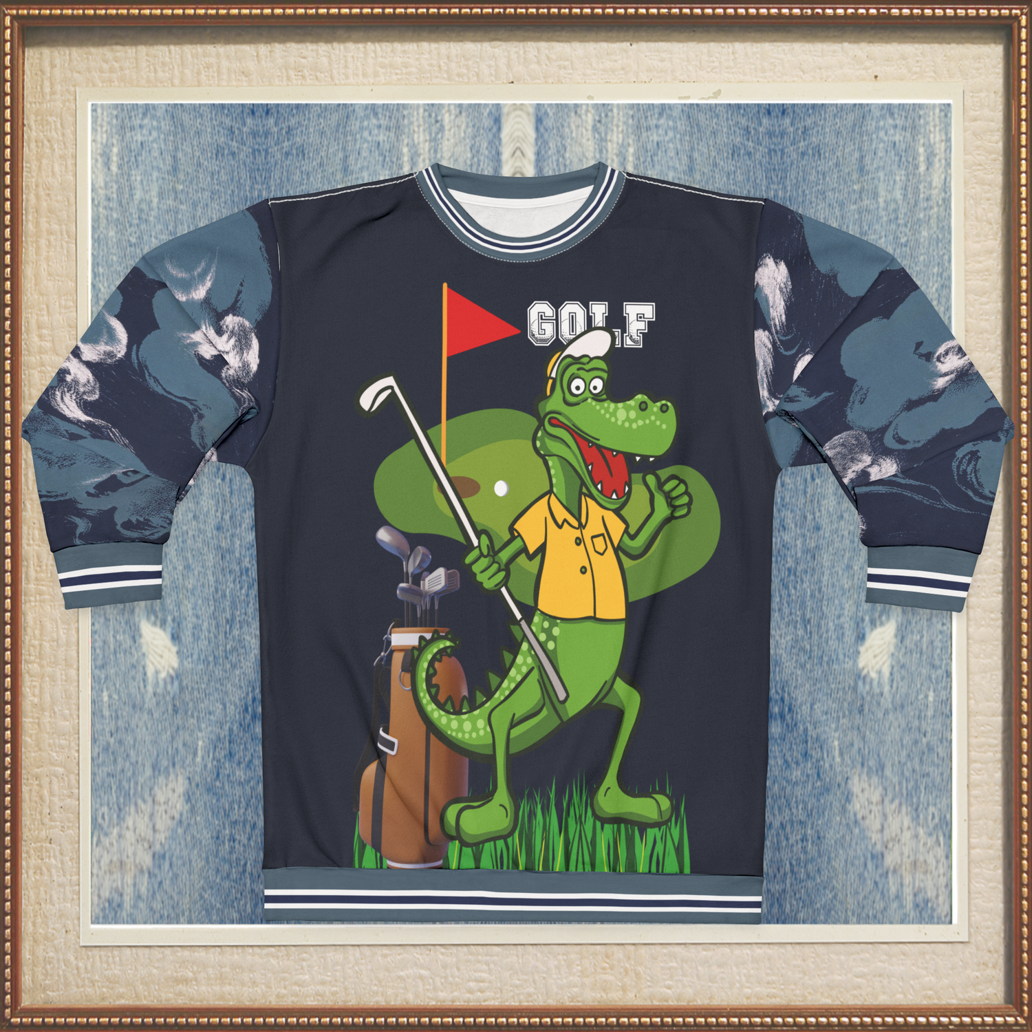 Gator Goes Golfing Unisex Sweatshirt (Gold Label)
