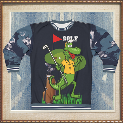 Gator Goes Golfing Unisex Sweatshirt (Gold Label)
