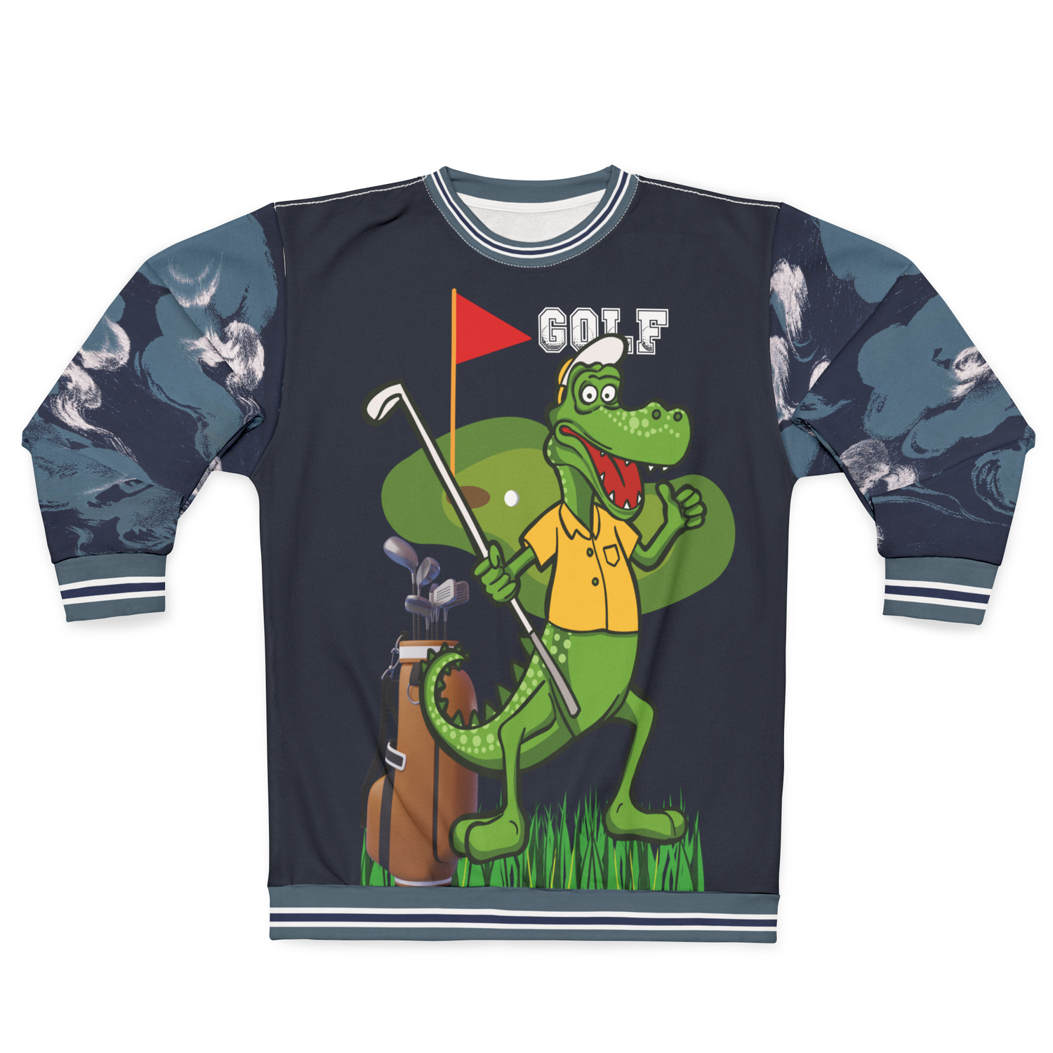 Gator Goes Golfing Unisex Sweatshirt (Gold Label)