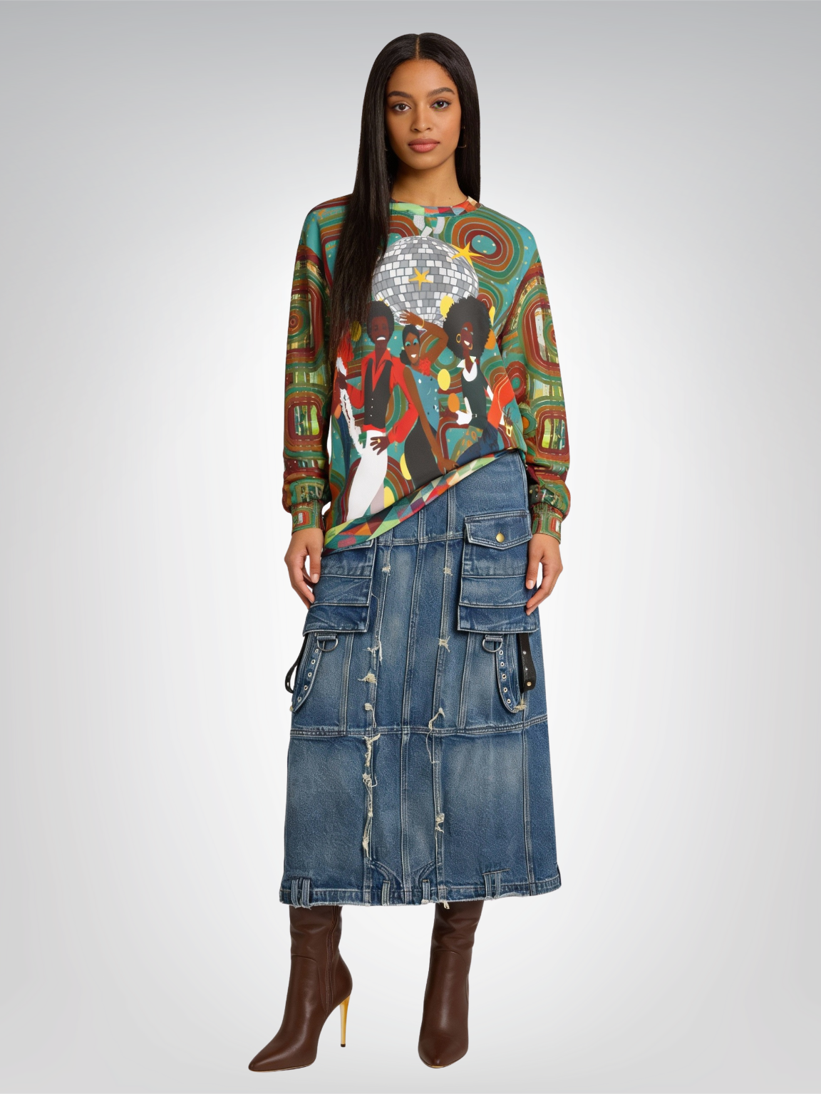 Get Down, Get Funky - Blue Horizon Edition Unisex Sweatshirt (Gold Label)