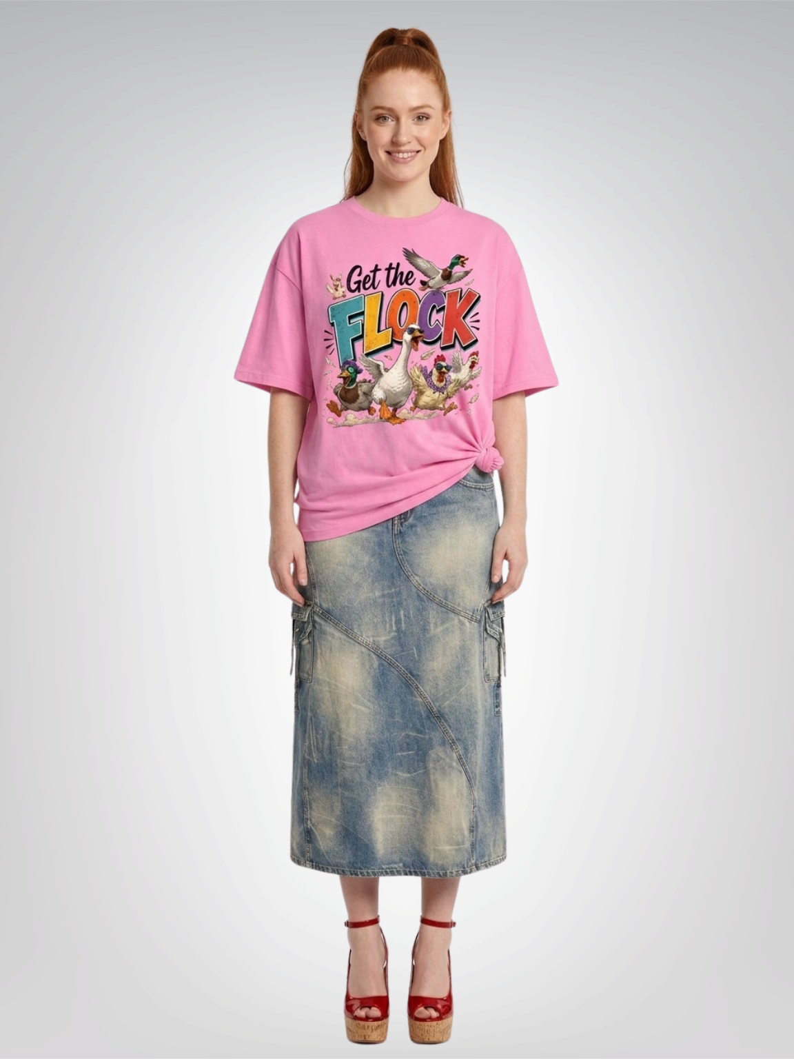 Get the FLOCK Out of Here - Duck Brigade Heavyweight Unisex Tee