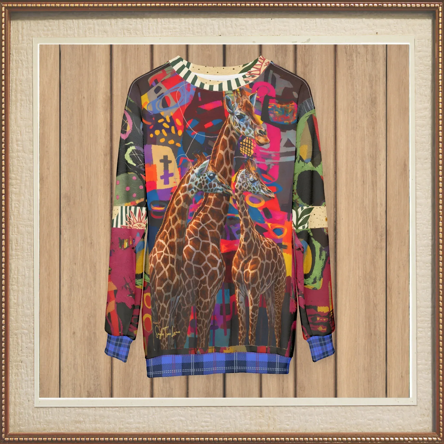 Giraffes of Tanzania - Straight Outta Africa Collection - Unisex Sweatshirt (Gold Label)