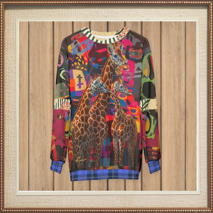 Giraffes of Tanzania - Straight Outta Africa Collection - Unisex Sweatshirt (Gold Label)