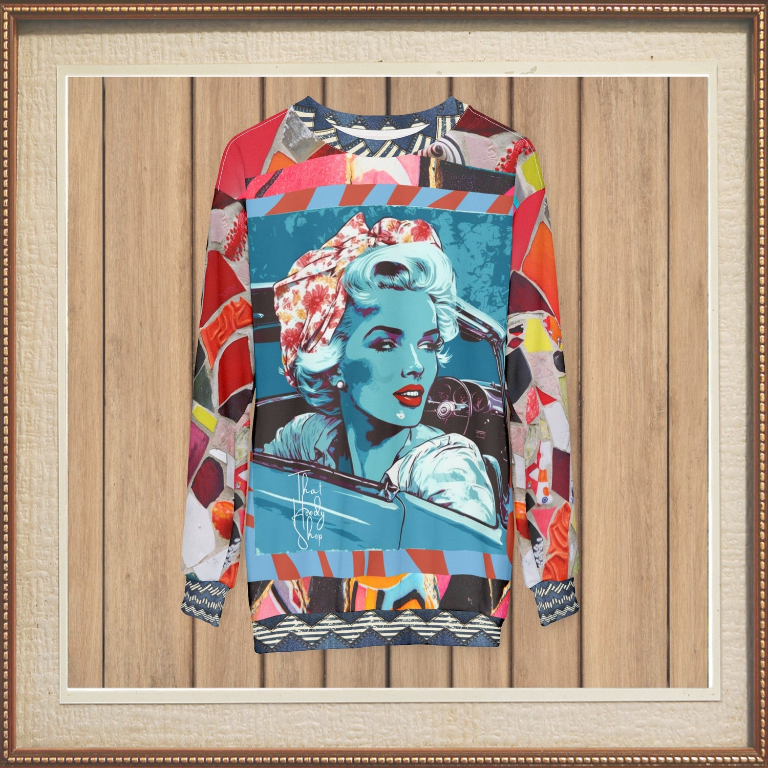 Girl on Blue Highway Sweatshirt (Gold Label)