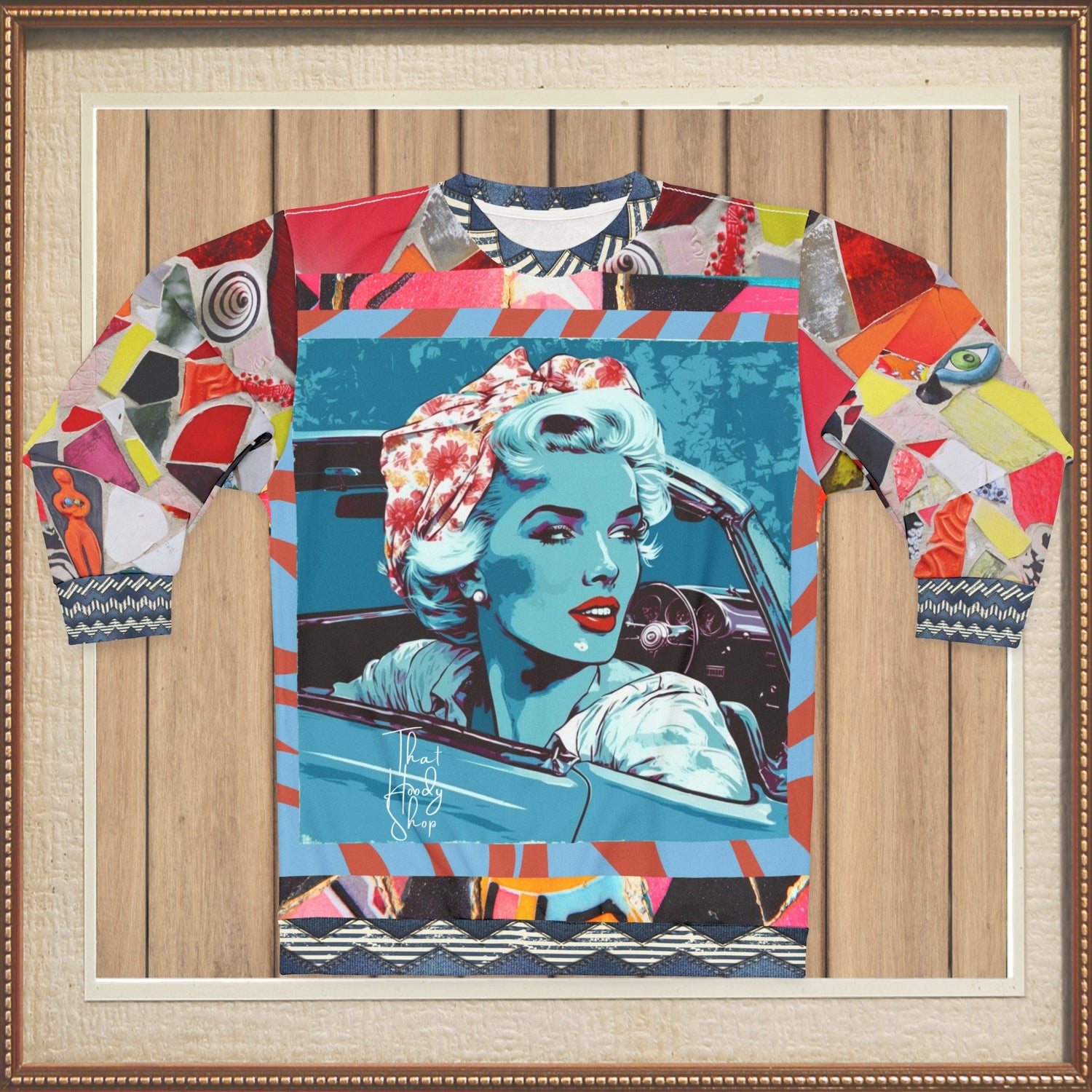 Girl on Blue Highway Sweatshirt (Gold Label)