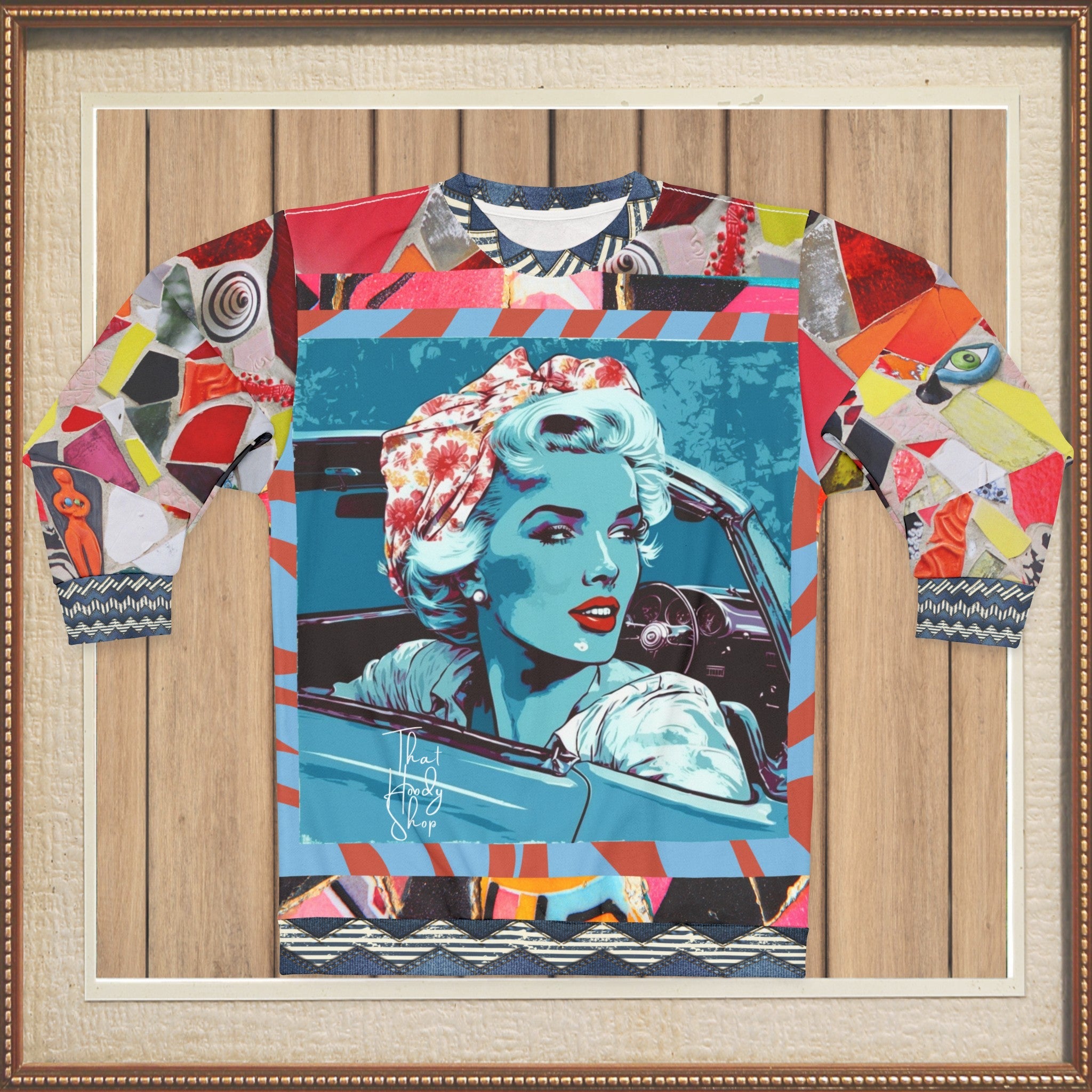 Girl on Blue Highway Sweatshirt (Gold Label)