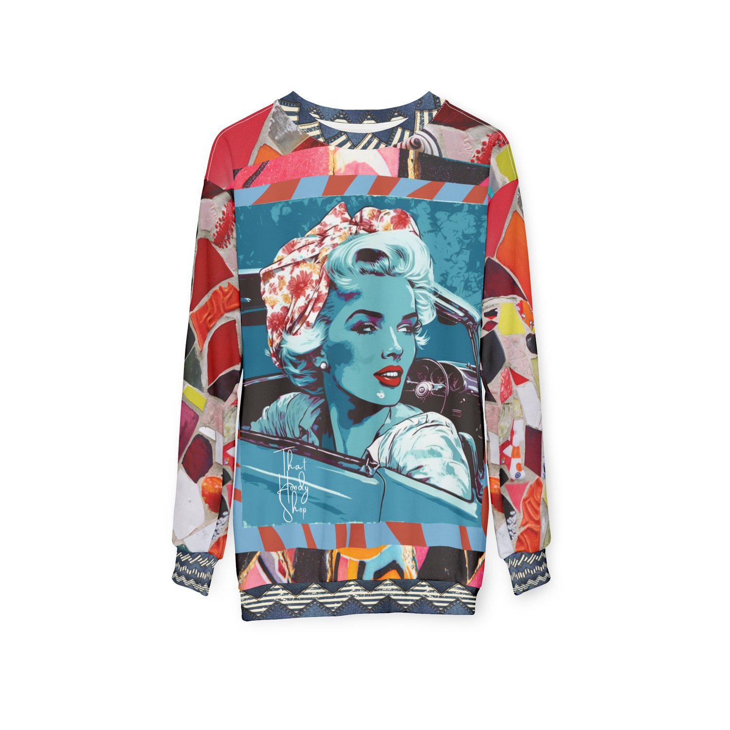 Girl on Blue Highway Sweatshirt (Gold Label)