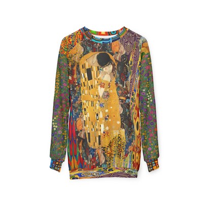 Give Me a Kiss Art Deco Print Unisex Sweatshirt (Gold Label)