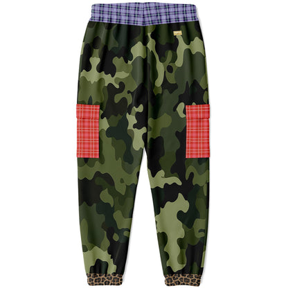 Gold Fish in Garden Splendor Eco-Poly Cargo Joggers