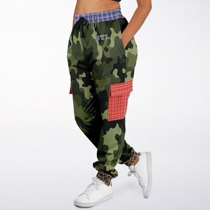 Gold Fish in Garden Splendor Eco-Poly Cargo Joggers
