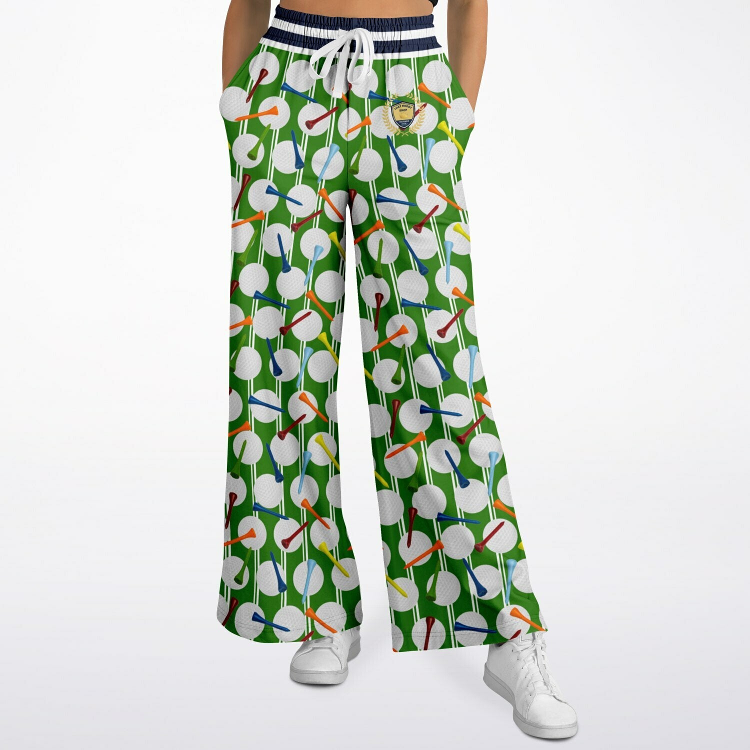 Golf Day Hooray Eco-Poly Wide Leg Pants