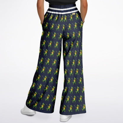 Gator Goes Golfing Eco-Poly Wide Leg Pants