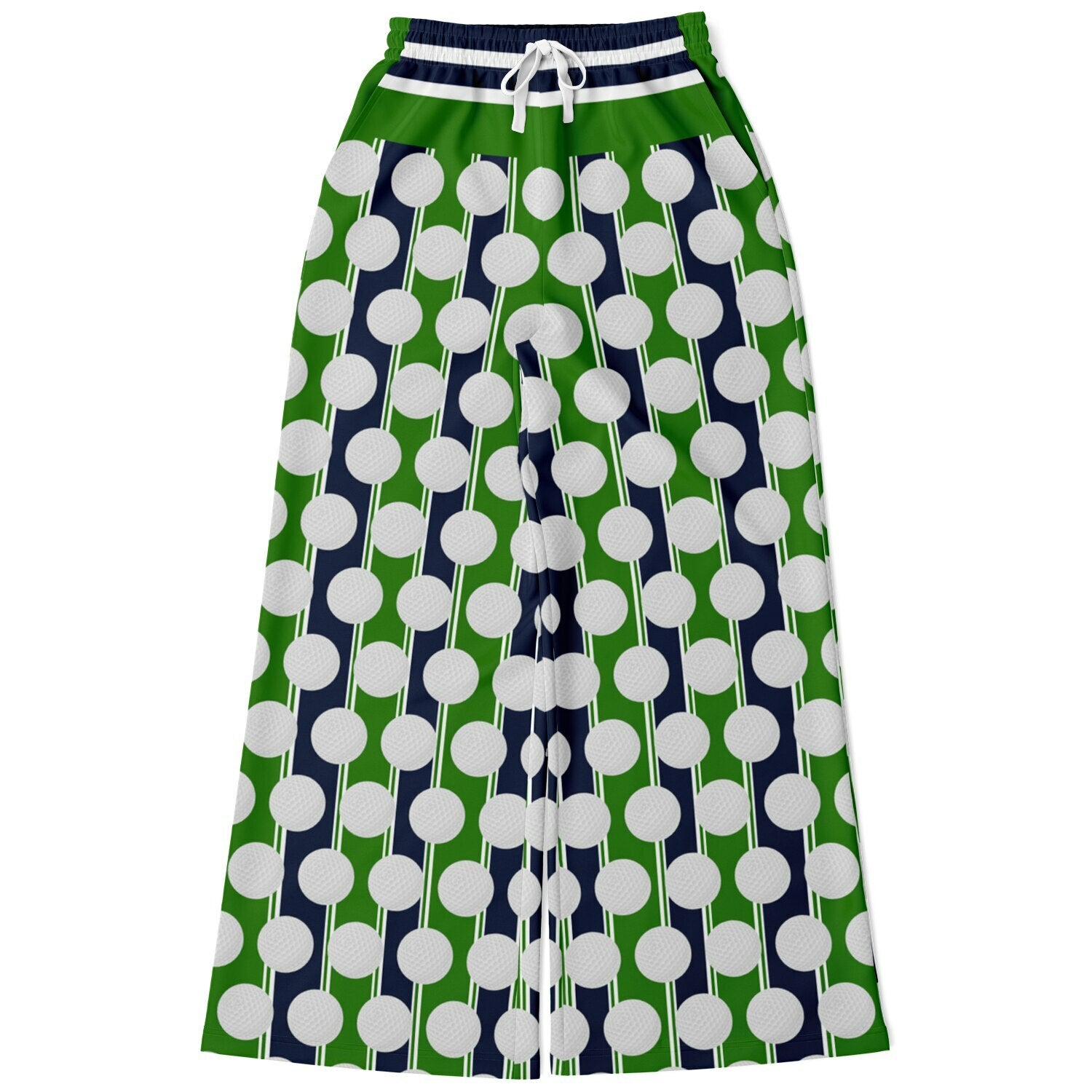 Golf - Off to the Tourney Eco-Poly Wide Leg Pants