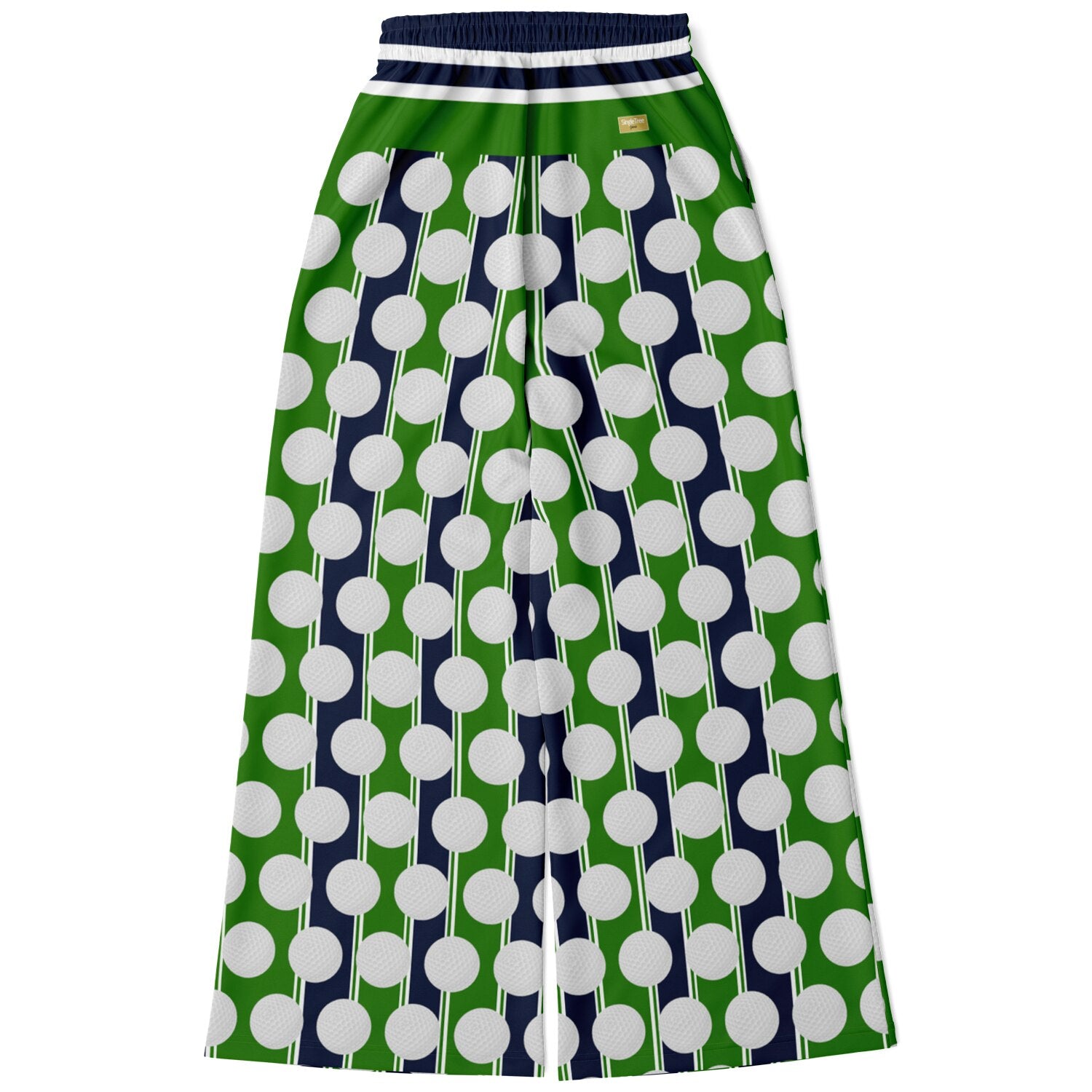 Golf - Off to the Tourney Eco-Poly Wide Leg Pants