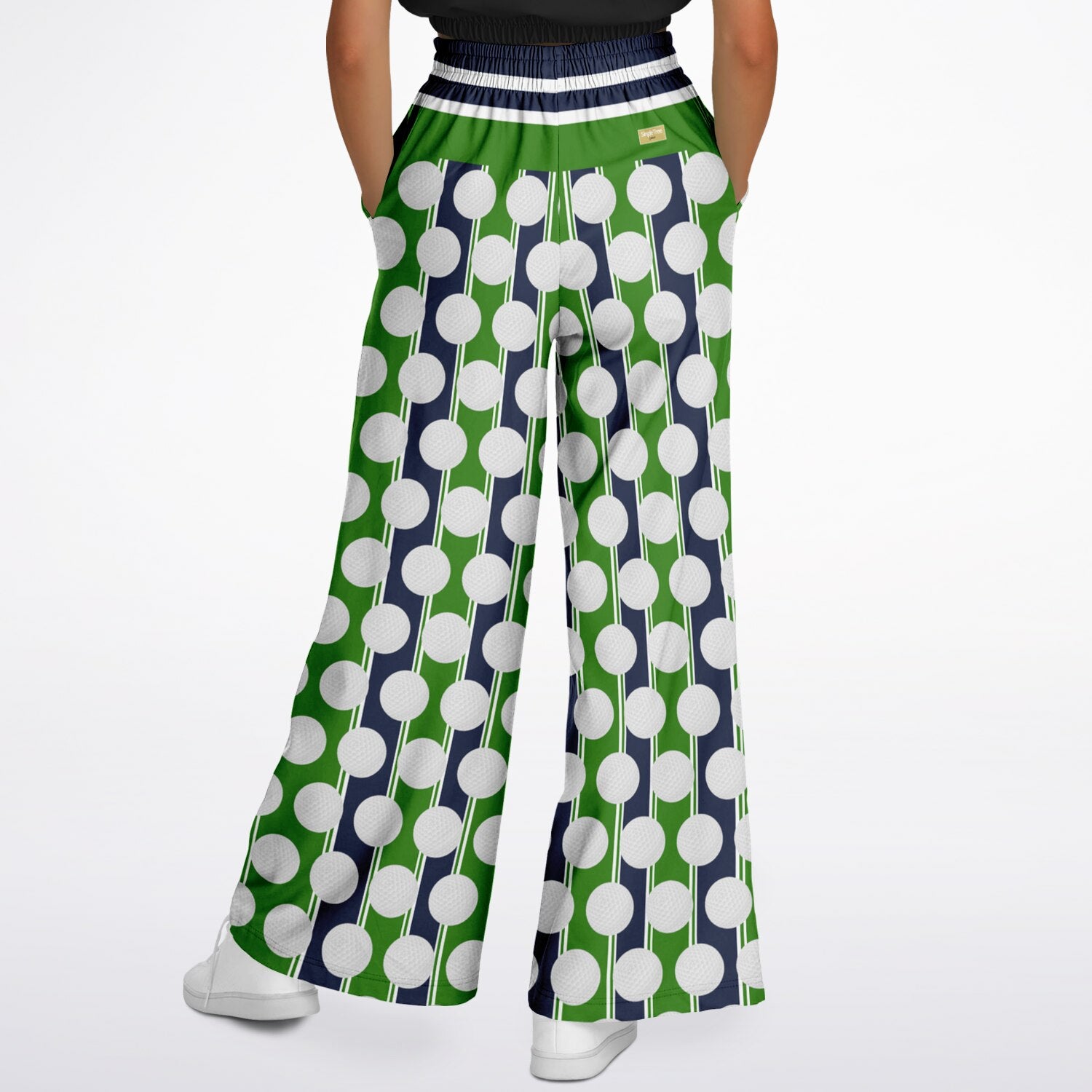 Golf - Off to the Tourney Eco-Poly Wide Leg Pants