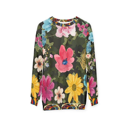 Green Floral Camo Unisex Sweatshirt (Gold Label)