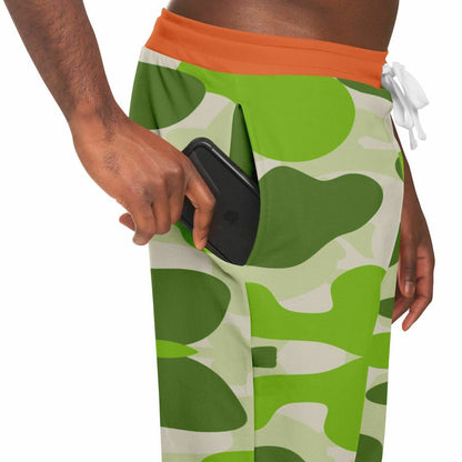 Green Hills Camo Eco-Poly Unisex Joggers