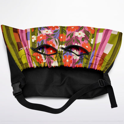 Groovy Blooms &amp; Blocks in Bright Lights Garden Harvest Bag
