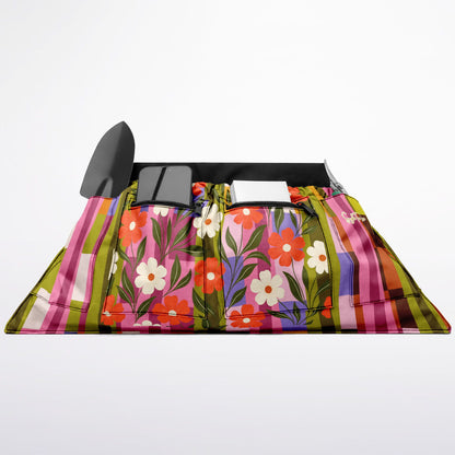 Groovy Blooms &amp; Blocks in Bright Lights Garden Harvest Bag