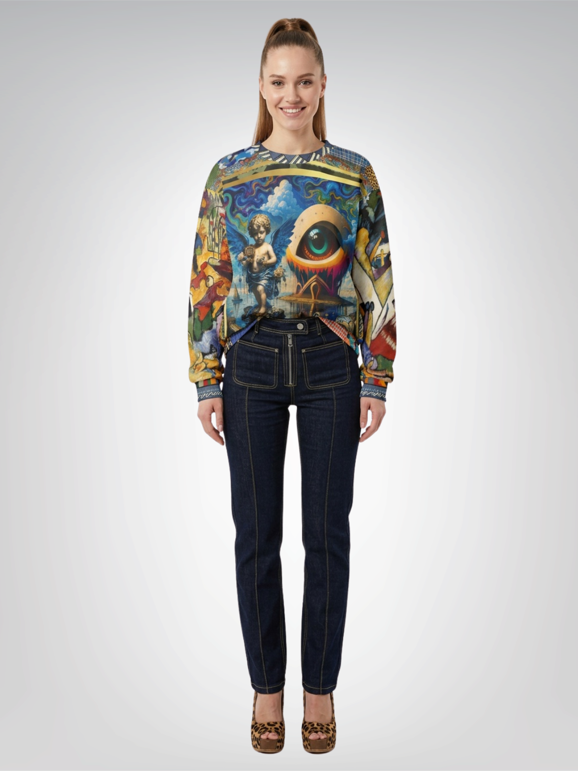 Guardian of the Eye Beyond Time Unisex Sweatshirt (Gold Label)